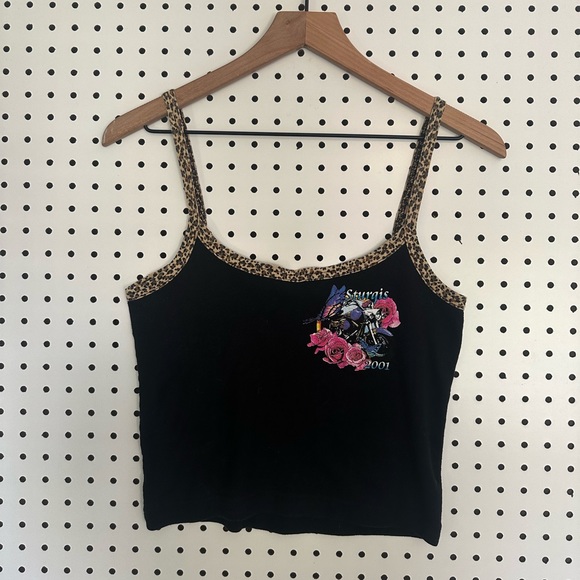 Vintage Tops - Vintage Sturgis Motorcycle Rally 2001 Baby Tank Top